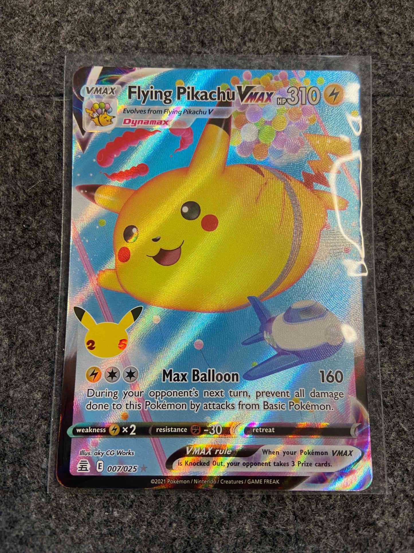 Flying Pikachu VMAX Celebrations (CLB) Ultra Rare Card