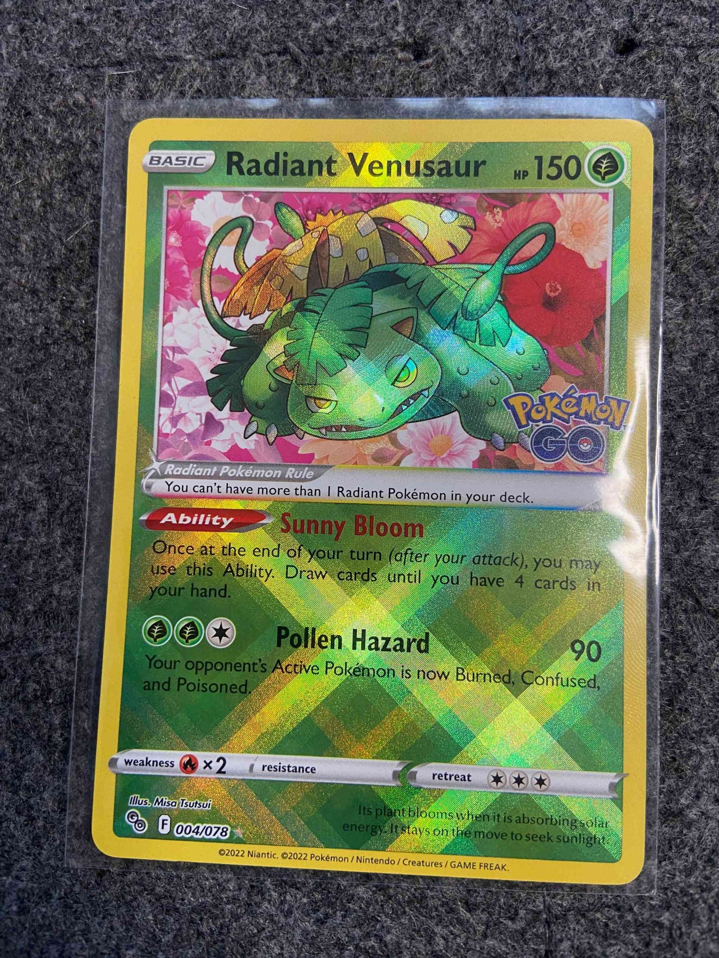 Radiant Venusaur - Pokemon GO (PGO)