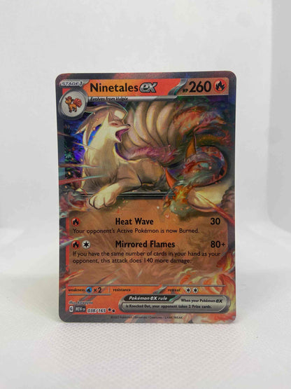 Ninetales ex - 038/165 - Pokemon SV: Scarlet and Violet 151 (MEW) TCG