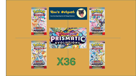 Pokemon Prismatic Evolutions x36 TCG Booster Packs